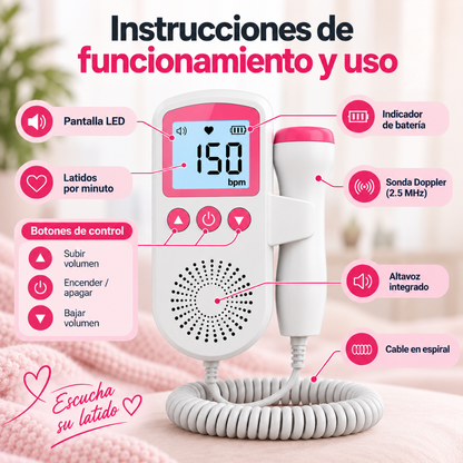 Detector De Latido Para Embarazo